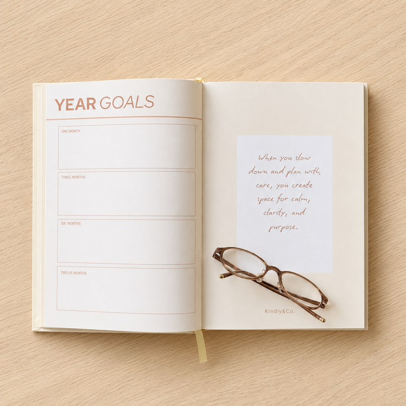 Kindly Planned - Adult Year Planner